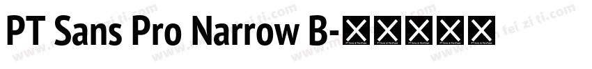 PT Sans Pro Narrow B字体转换